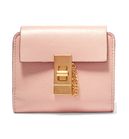 2016-17AW クロエ財布スーパーコピー CHLOE★DREW SMALL TEXTURED-LEATHER WALLET